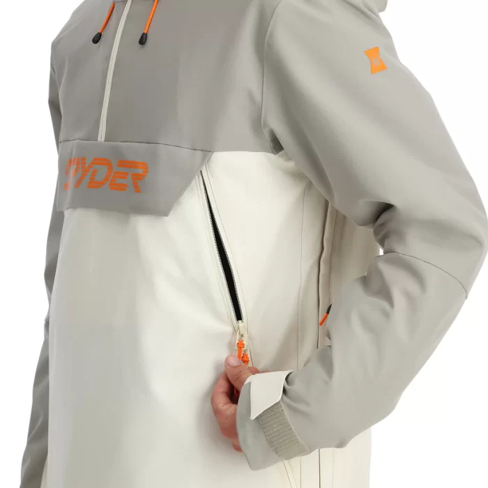 Spyder All Out Anorak Insulated Jacket CONCRETE