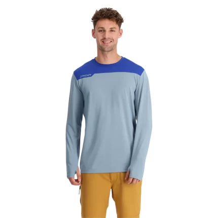 Spyder Arc Long Sleeve Tech Tee BLUE FOG