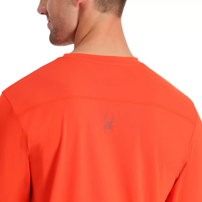 Spyder Arc Long Sleeve Tech Tee TWISTED ORANGE