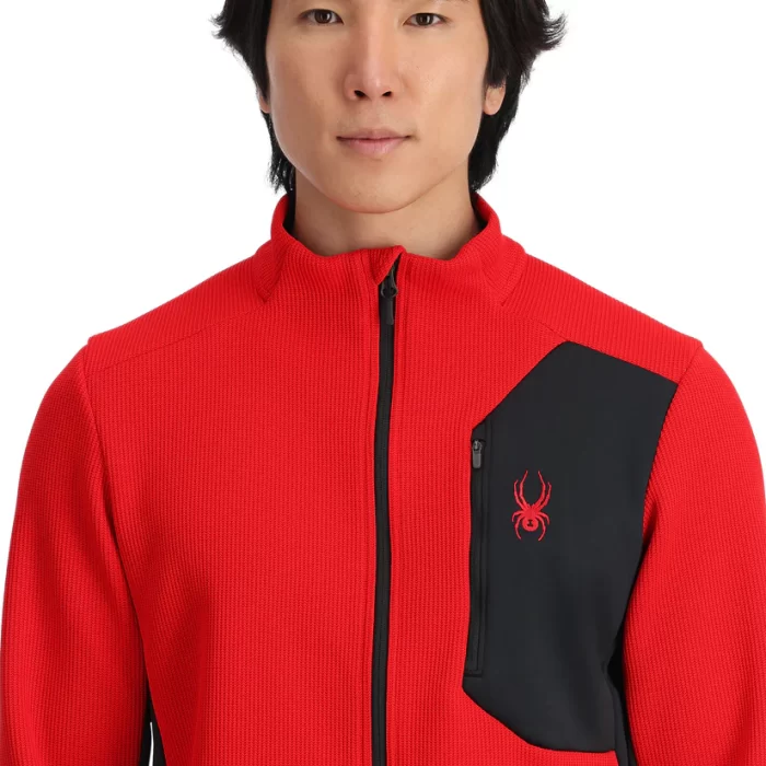 Spyder Bandit Full Zip Fleece Jacket RED