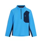 Spyder Bandit Half Zip Fleece Jacket AETHER BLUE