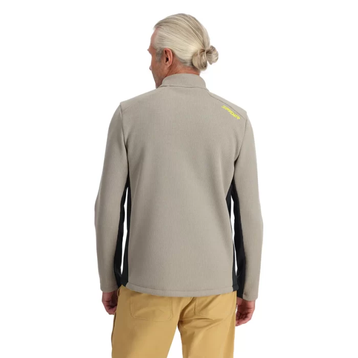 Spyder Bandit Half Zip Fleece Jacket CONCRETE