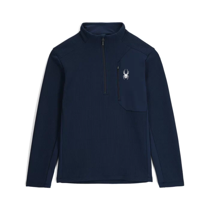 Spyder Bandit Half Zip Fleece Jacket NAVY