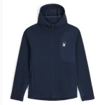 Spyder Bandit Hooded Fleece Jacket NAVY