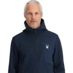 Spyder Bandit Hooded Fleece Jacket NAVY