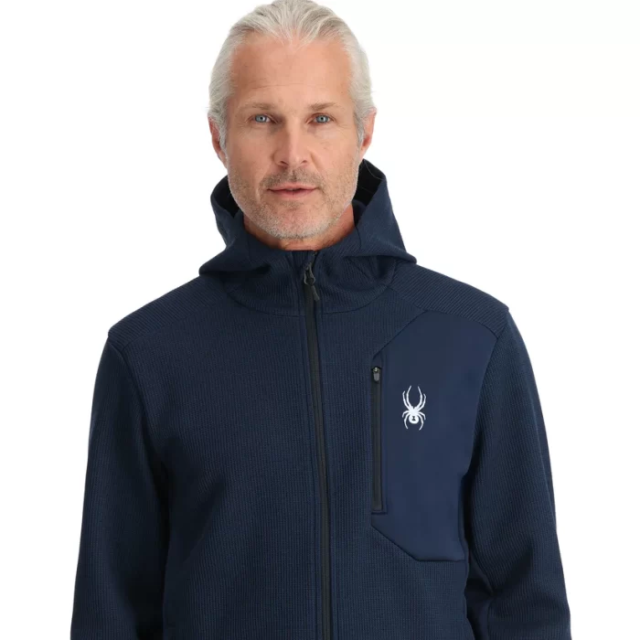 Spyder Bandit Hooded Fleece Jacket NAVY