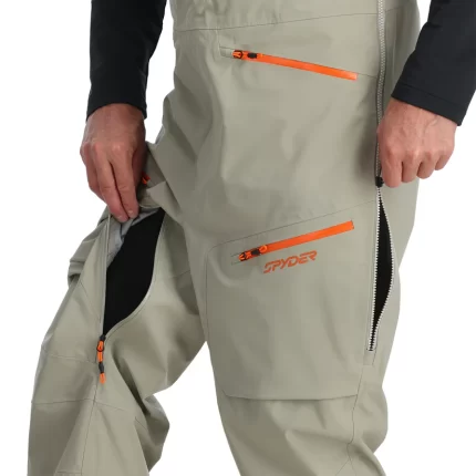 Spyder Sanction Bib Insulated Pant CONCRETE