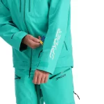 Spyder Sanction Hard Shell Jacket TEAL GREEN